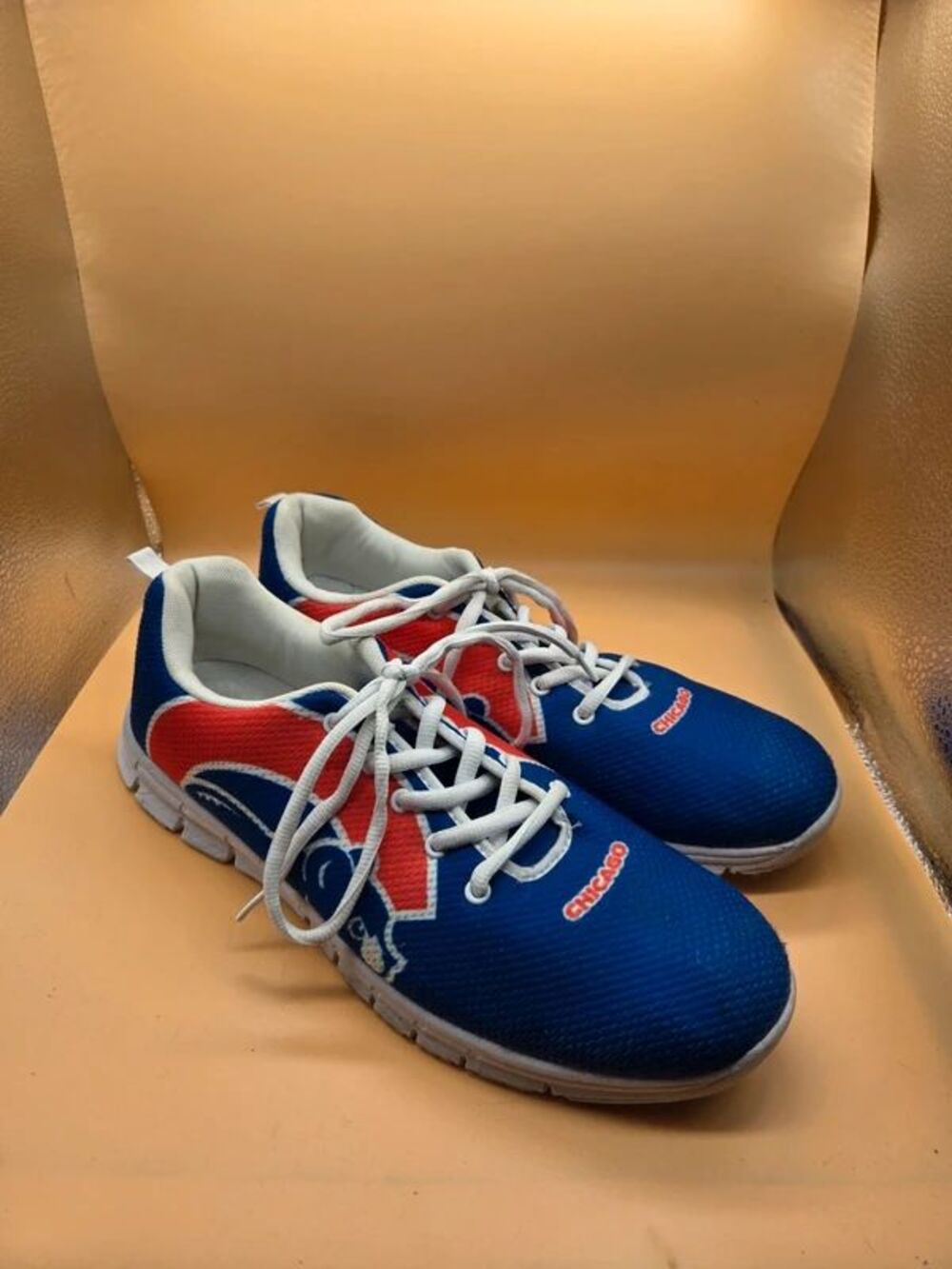 Chicago Cubs Unofficial Men's Sneakers, Size US 12 (LOC-83)